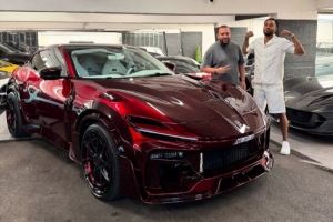 顶级豪车！奥巴梅扬购买爆改法拉利Pugnator Tricolore 全球仅7辆