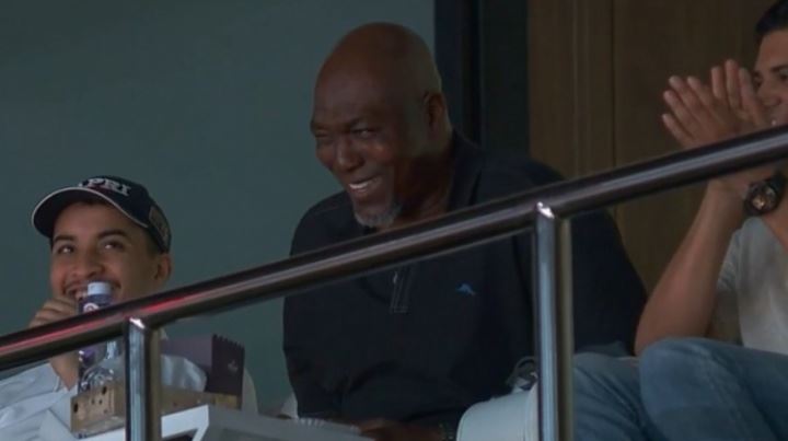 儿子一条龙+抢断中国队发球连拿4分！大梦在看台上笑开花🤣